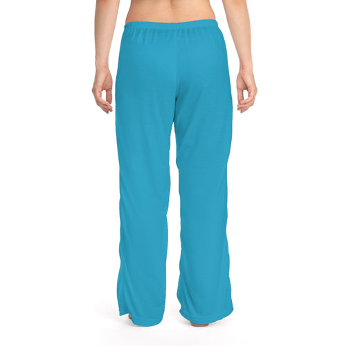 BEACHED BUM LIFE - Women's Pajama Pants (AOP) - TURQUOISE