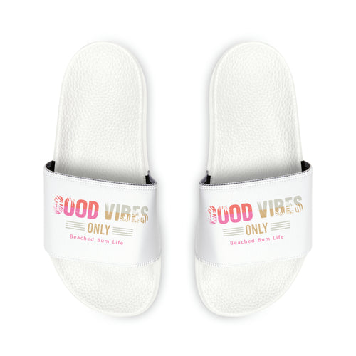 Women's - GOOD VIBES - PU Slide Sandals - D