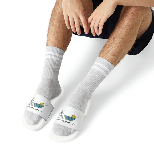 Men's - BEACHED BUM LIFE - PU Slide Sandals - B