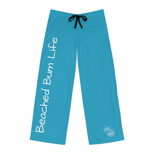 BEACHED BUM LIFE - Men's Pajama Pants (AOP) - TURQUOISE