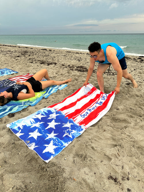 God Bless the USA Towel - NEW Just In!