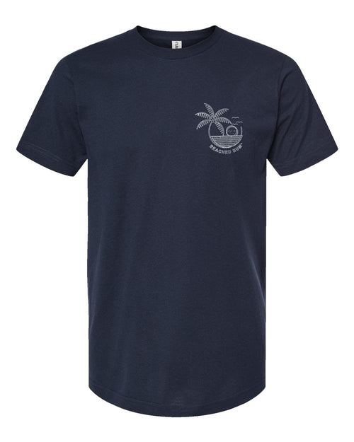 Navy Unisex  Fine Jersey T-Shirt