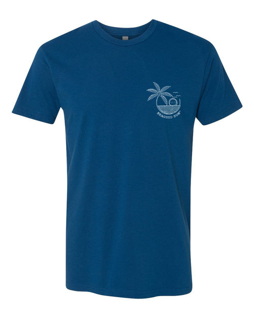 Blue Unisex Cotton T-Shirt