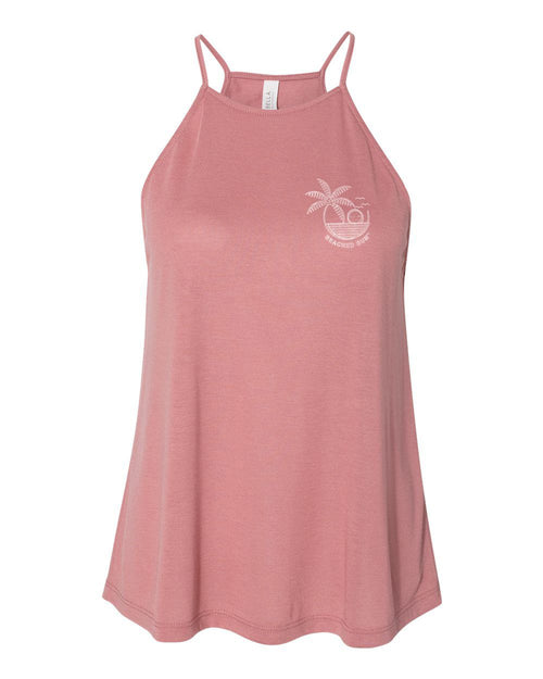 SOLD OUT!!!  Bella + Canvas Peach Women's Flowy High-Neck Tank