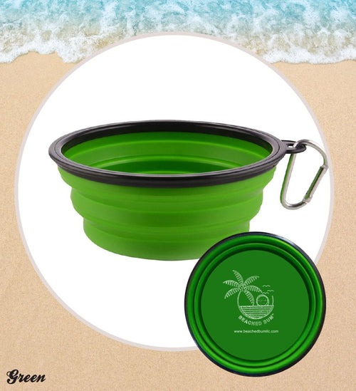 Green Collapsible Pet Bowl